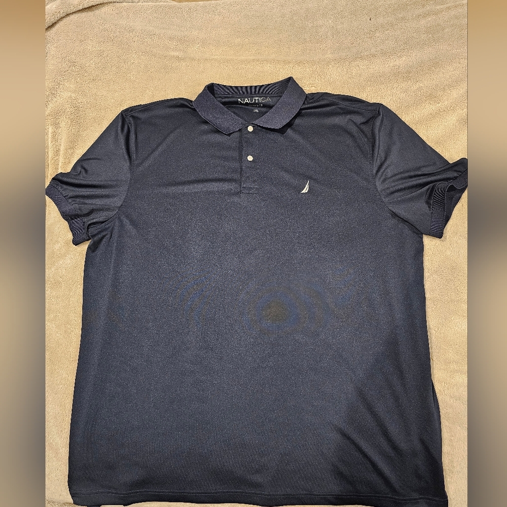 Nautica Men's Navy Polo Shirt Size 3XL